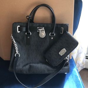 Large MK bag and wallet